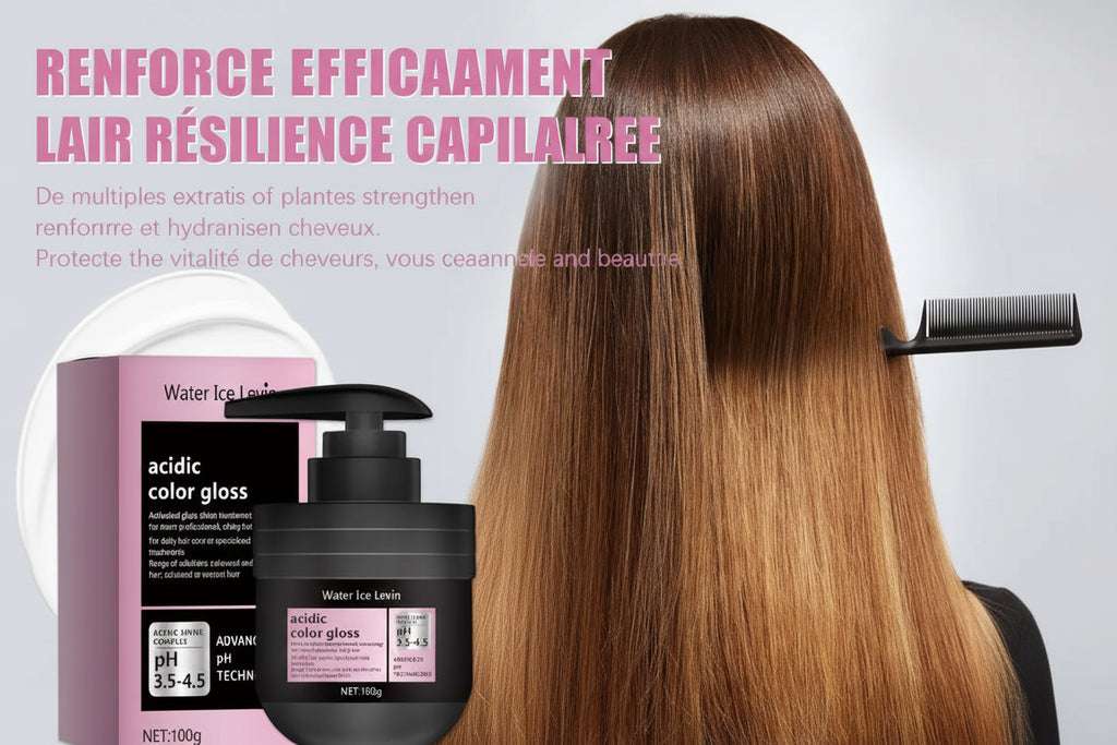 Crème Soyeuse Cheveux Lisses – Masque Capillaire Grand Format pour un Soin Luxueux