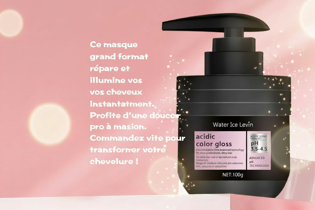 Crème Soyeuse Cheveux Lisses – Masque Capillaire Grand Format pour un Soin Luxueux